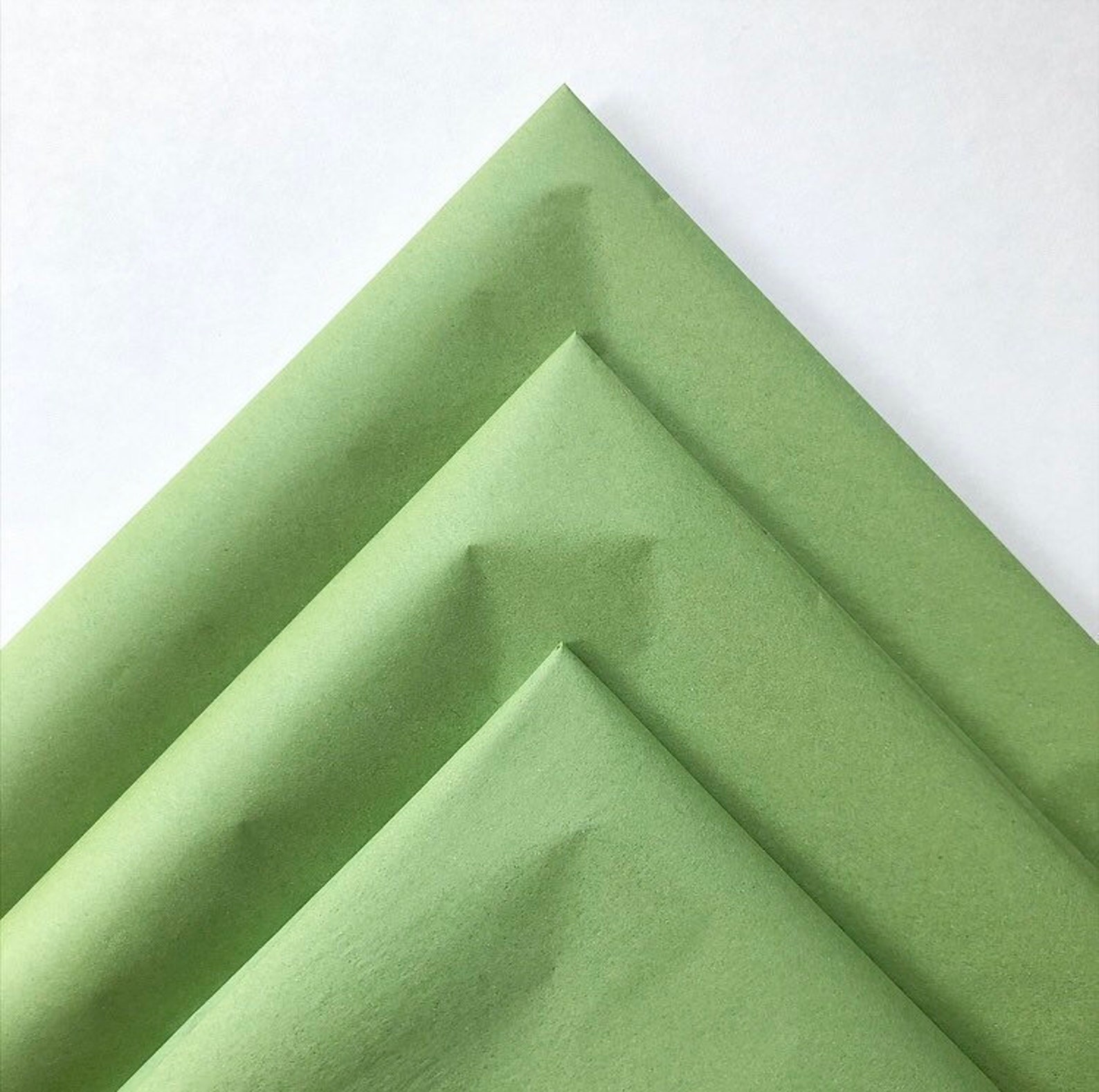 TISSUE PAPER SHEETS Sage Light Green Pastel Neutral Retail and Etsy
