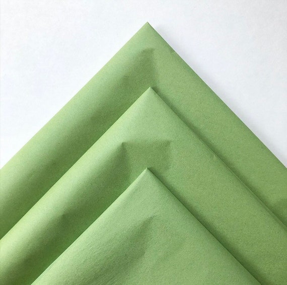 TISSUE PAPER SHEETS Sage Olive Chartreuse Moss Green Retail and Gift  Wrapping Craft Supply Packaging Diy Art Project Decoupage Pompom Colors -   Israel