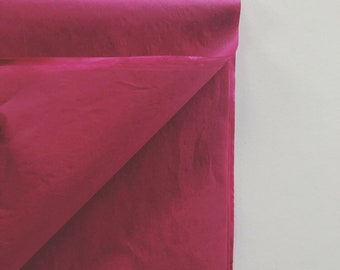 TISSUE PAPER SHEETS cerise dark hot pink retail and gift wrapping craft supply packaging diy art project decoupage pompom colors