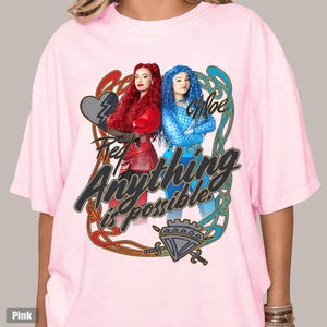 Disney Descendants The Rise Of Red I&#39;m A One Girl Riot Red Png Digital Download, Disney Vacation Trip Tee Png, Disneyland Family Shirt File
