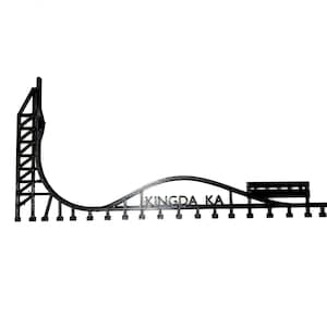 Six Flags Great Adventure Individual Roller Coaster Track Print - Six Flags Great Adventure - Track Layout Wall Art - Decor