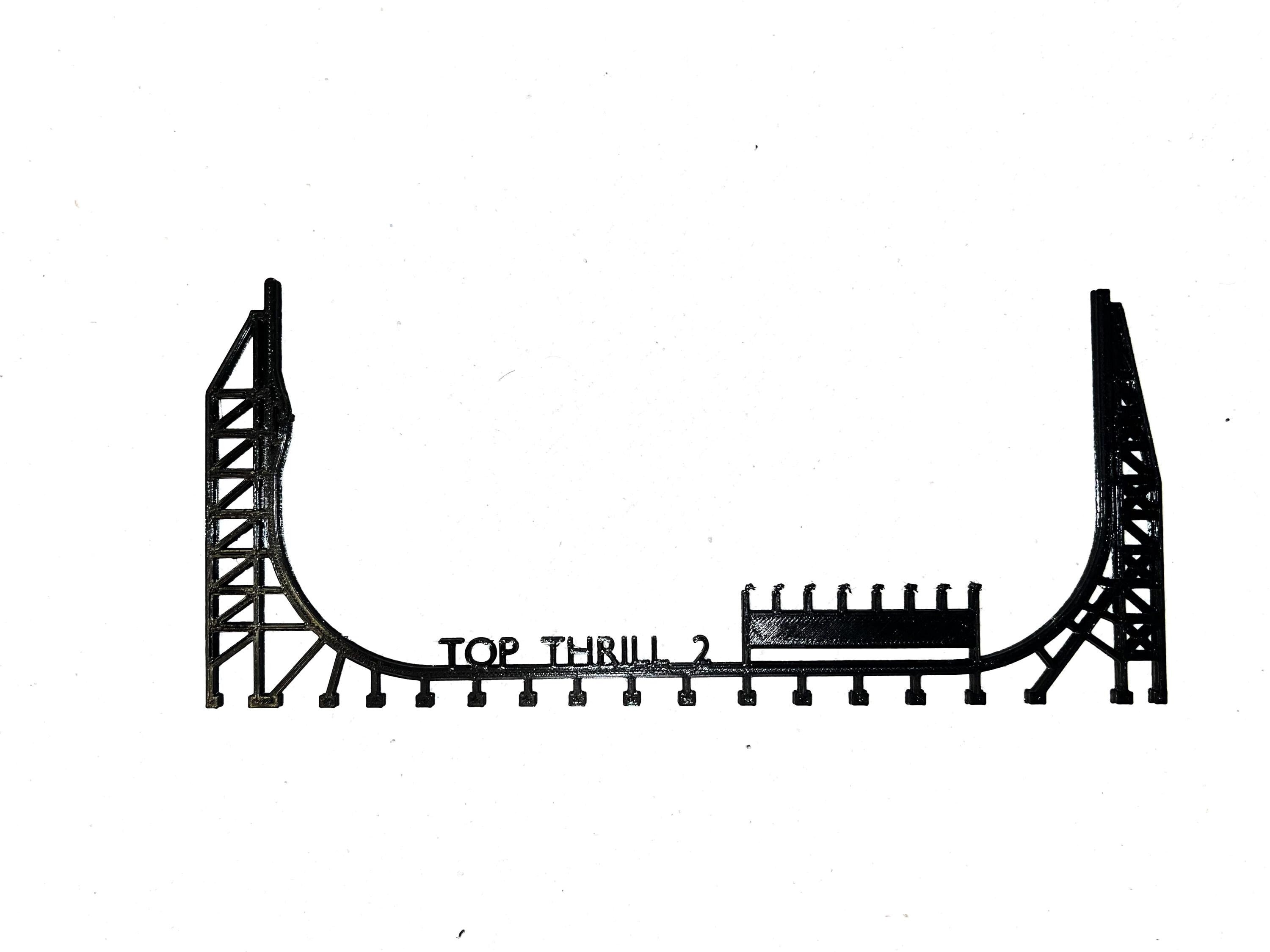 Cedar Point Individual Roller Coaster Track Print - Cedar Point Track Layout - Wall Art - Decor