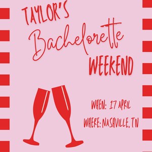 Digital Bachelorette Invite