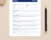 Mutual NDA Template | Non-Disclosure Agreement | Fillable PDF | Business Confidentiality | Instant Download