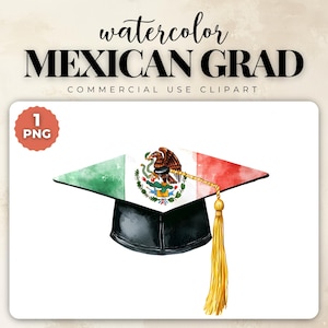 Mexican Flag Graduation Cap PNG: Class of 2025 Topper (Digital Download)