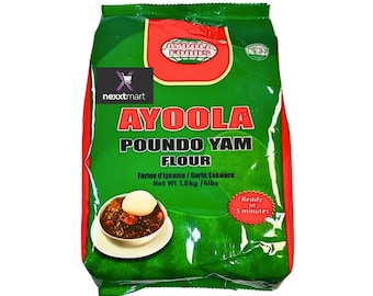 Harina de ñame Ayoola Poundo - 4 libras