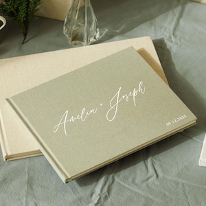 Hochzeitsgästebuch, Leinen Hochzeitsfotoalbum, Hochzeitsalbum, Hochzeitsgästebuch, Hochzeitsgästebuch, Verlobungs- und Jahrestags-Andenken