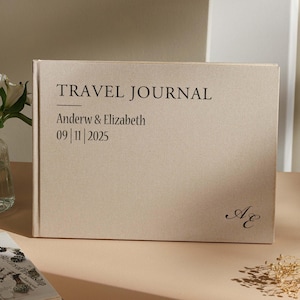 Nuestro libro de aventuras personalizado, álbum de recortes personalizado, álbum de fotos, regalo de recuerdo de boda para parejas, regalo de aniversario para él y para ella.