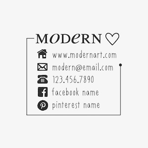 Custom Rubber Stamp   Custom Stamp   Personalized Stamp   Return Address Stamp   Social Media Stamp   Contact Info Stamp   Text Stamp   C19