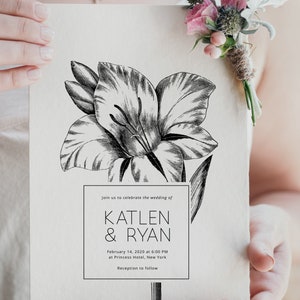 Wedding Invitation Stamp Wedding Stamp Custom Wedding Stamp Custom Stamp Personalized Stamp Newspaper Wedding Invitation W14 image 5