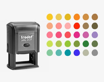 Custom Self Inking Stamp Color Self Inking Custom Stamp Custom Rubber Stamp Logo Stamp Wedding Stamp Personalized Stamp
