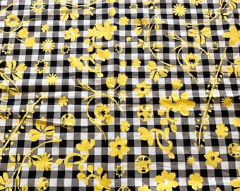 Caroline Abild Jessen for IKEA Gingham Pattern With Yellow Florals