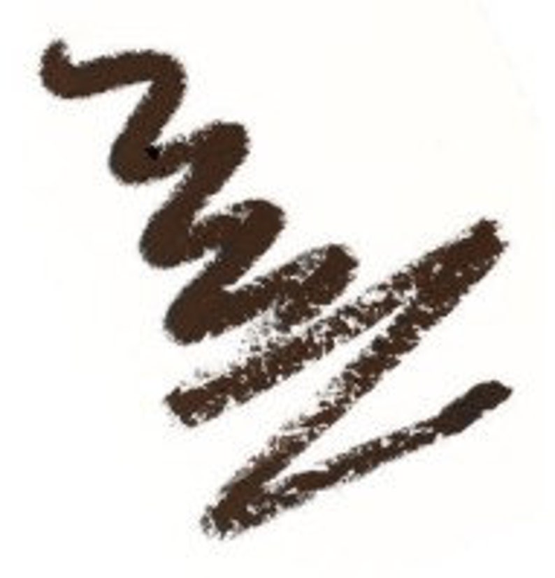 Organic Eyeliner Pencil Nontoxic Eyeliner Pencil in Dark Chocolate Chubby eyeliner pencil made with organic ingredients image 2