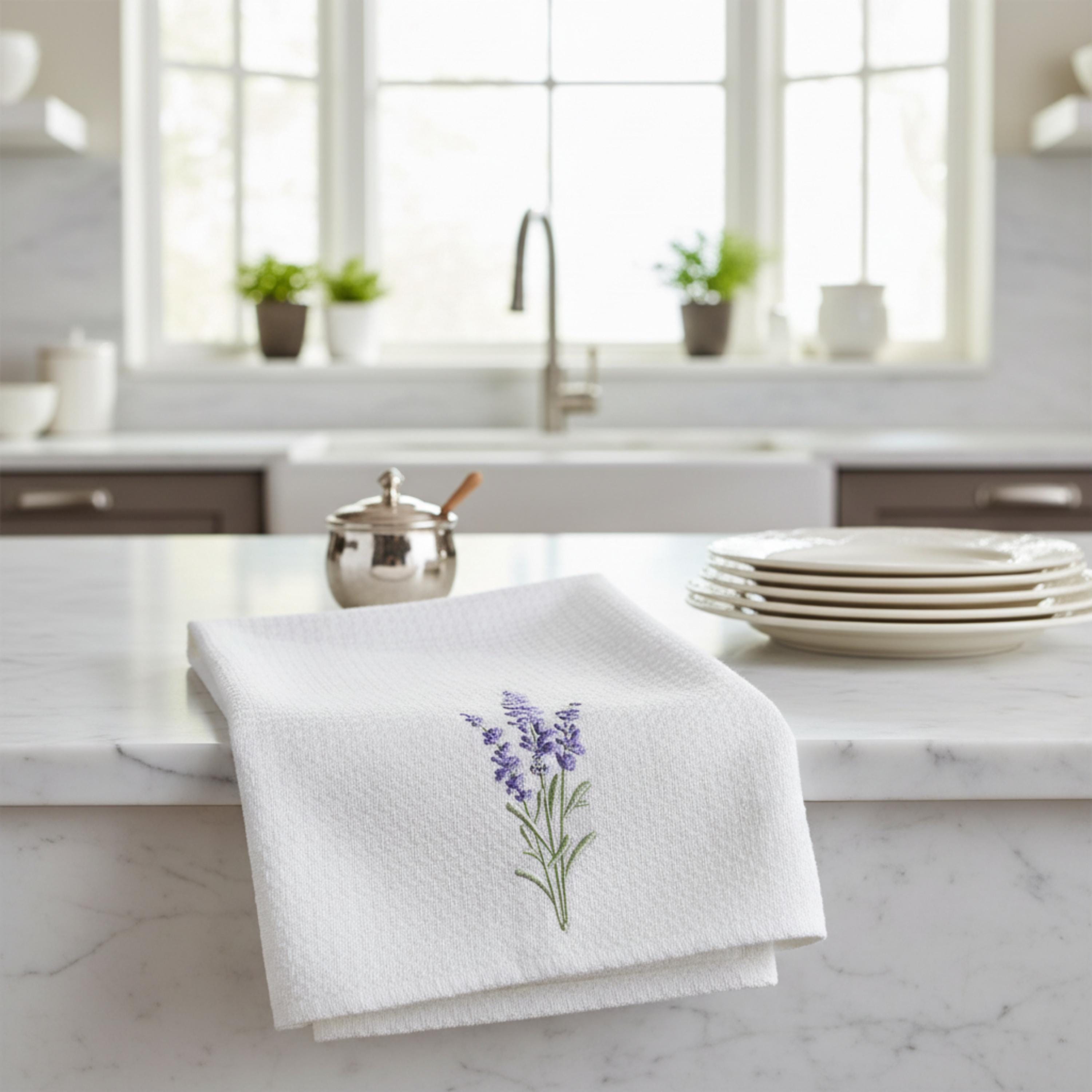 Lavender Embroidery Design | Botanical Lavender Flower Machine ...