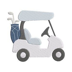 Plik do haftu monogramu dla chłopców w golfa, 5 rozmiarów, plik do cyfrowej maszyny do haftu, haft golfowy, haft monogramu dla dzieci w sporcie