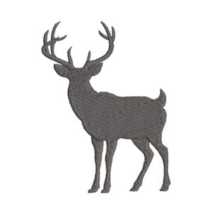 Buck Deer Embroidery Design | Deer Hunting Machine File | Whitetail Buck Antlers | Wildlife Hunting Embroidery Design | Instant Download