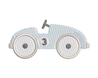 Baby Embroidery Designs: Vintage Car, 6 Sizes, Kids Embroidery, Machine Embroidery Designs, Digital Embroidery File, Embroidery Design File