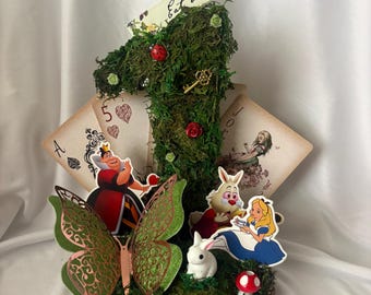 Theme Birthday Number (Alice In Onederland)