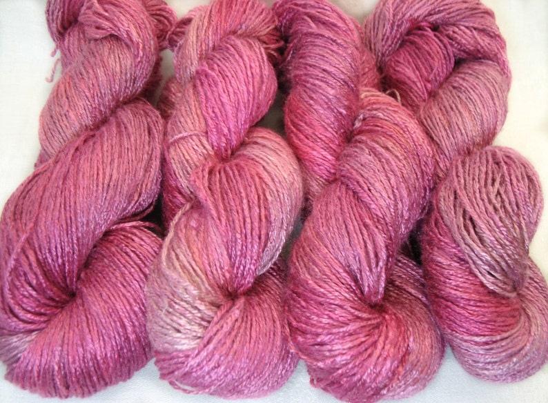 Organic Bamboo Yarn mother Vegan, Hand Dyed Yarn, Fingering, Yarn for