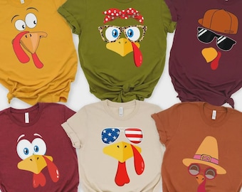 Funny Turkey Shirts, Thanksgiving Group Shirts, Fall Family Shirts, Cute Turkey Shirt, Kids Fall Shirt, Fall Shirt Teacher, Thanksgiving Tee