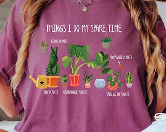 Comfort Colors® Plant Shirt, Gifts For Mom, Garden Gift, Plant Mom Gift, Botanical Shirt, Gardening Shirt,Plant Lover Shirt,Plant Lady Shirt