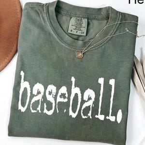 Comfort Colors® Baseball Season T-shirt, Game day Baseball Shirt, College Baseball Tee, Gift for Mom, Gift for Father&#39;s Day,College Game Day