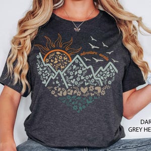 Adventure Awaits Shirt, Camping Shirts, Wanderlust Explore More Tee, Nature Lover Shirt, Travel Shirt, Road Trip Shirt, Hiking Tshirt
