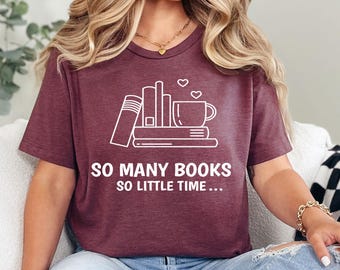Many Books Shirt, Book Lover Shirt, Librarian Shirt, Reading Shirt, Bookworm Shirt, Gift For Librarian Shirt, Book Shirt, Read Shirt