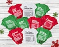 Family Christmas Shirt, Christmas Group Matching Tees, Funny Nutrition Facts Christmas Party, Matching Family Christmas Most Likely To Shirt