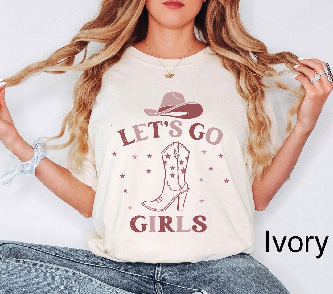 Comfort Colors® Let's Go Girls Graphic Tee, Let's Go Girls T-shirt ...