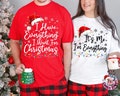 I Have Everything I Want For Christmas Shirt, It's Me I'm Everything Shirt,Couple Matching Sweater,Xmas Party Couple Tee,Funny Christmas Tee