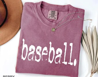 Comfort Colors® Baseball Season T-shirt, Game day Baseball Shirt, College Baseball Tee, Gift for Mom, Gift for Father's Day,College Game Day