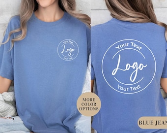 Comfort Colors® Business Logo Shirt, Personalized Company Shirt, Custom Logo Shirt, Company Logo Shirts,Personalized Logo,Custom Brand Shirt