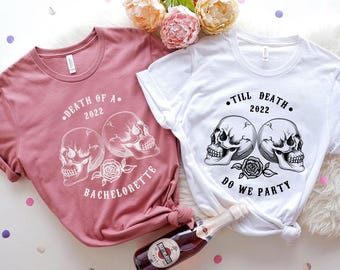 Bachelorette Party Shirts, Bridesmaid Shirt, Bride Or Die, Till Death Do We Party Shirt, Witchy Bride, Bachelorette Gifts, Bachelorette Tee