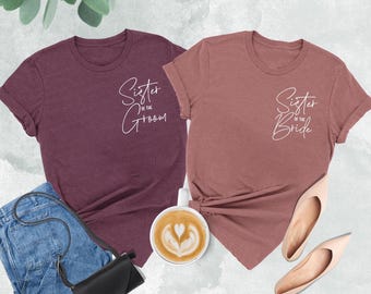 Bridesmaids Shirt, Bridesmaid Custom Tshirts, Wedding Custom Shirts, Maid Of Honor Shirt, Bridesmaid Gift,Bridal Party Shirts, Bride's Babes