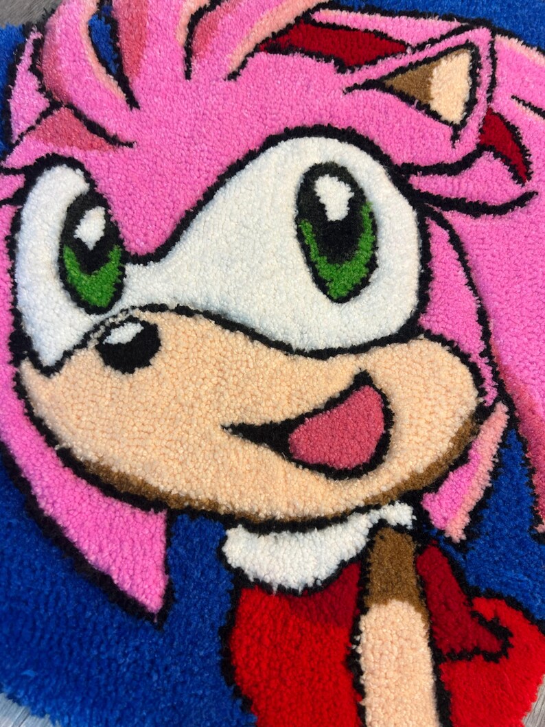 Sonic R Rug Sonic the Hedgehog Heart Rug - Etsy