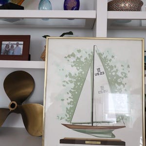 Signed and Numbered Sailboat Print