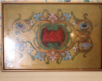 Vintage Scandia Guld 24K Gold-plated Serving Tray – Original Box