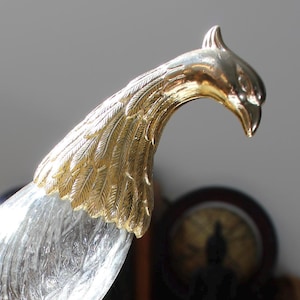 Elegant Vintage Bird Perfume Bottle by Avon