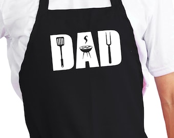 Dad Baking Apron, Men's Apron, BBQ Grilling Apron, Gift for Him, Gift for Dad, Father's Day Gift, Christmas Gift for, Husband Grandpa Apron