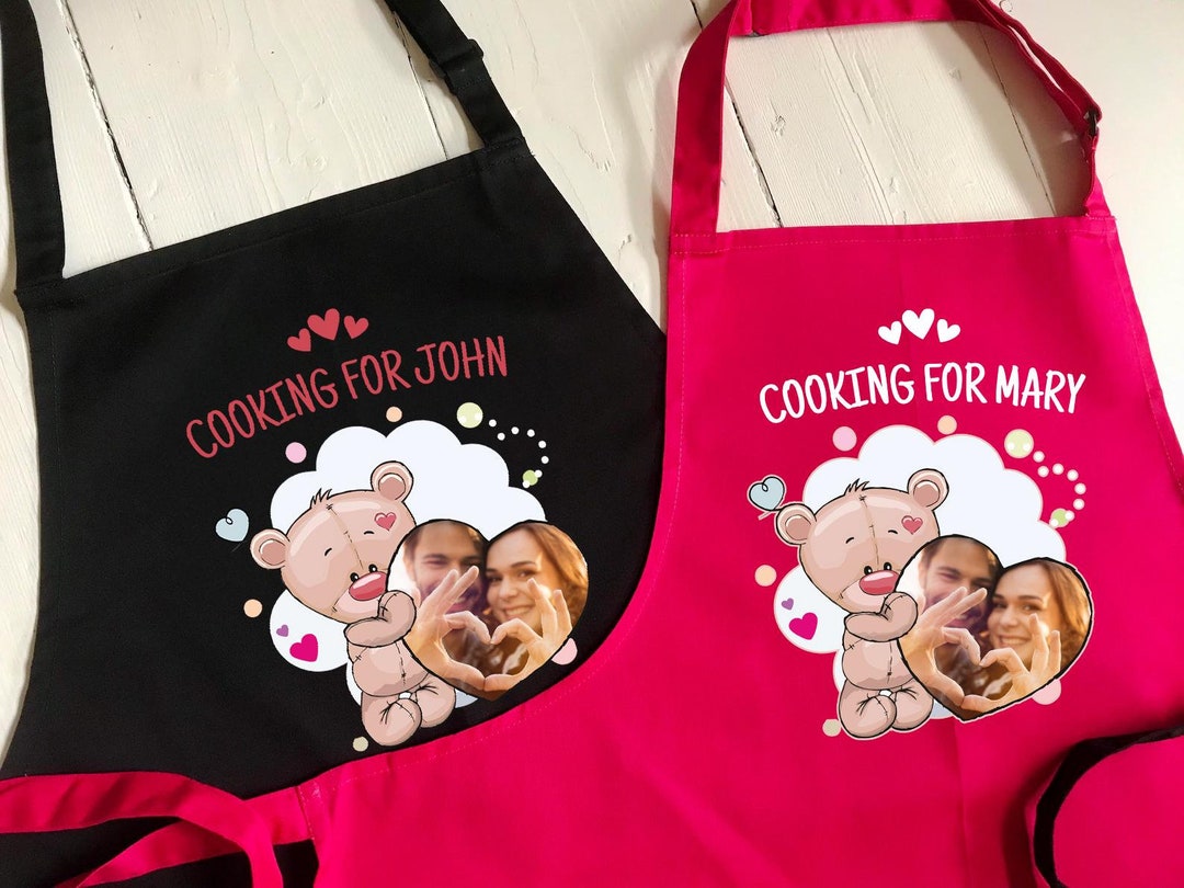 Personalized Funny Family Photo Apron,personalized Matching Aprons for ...