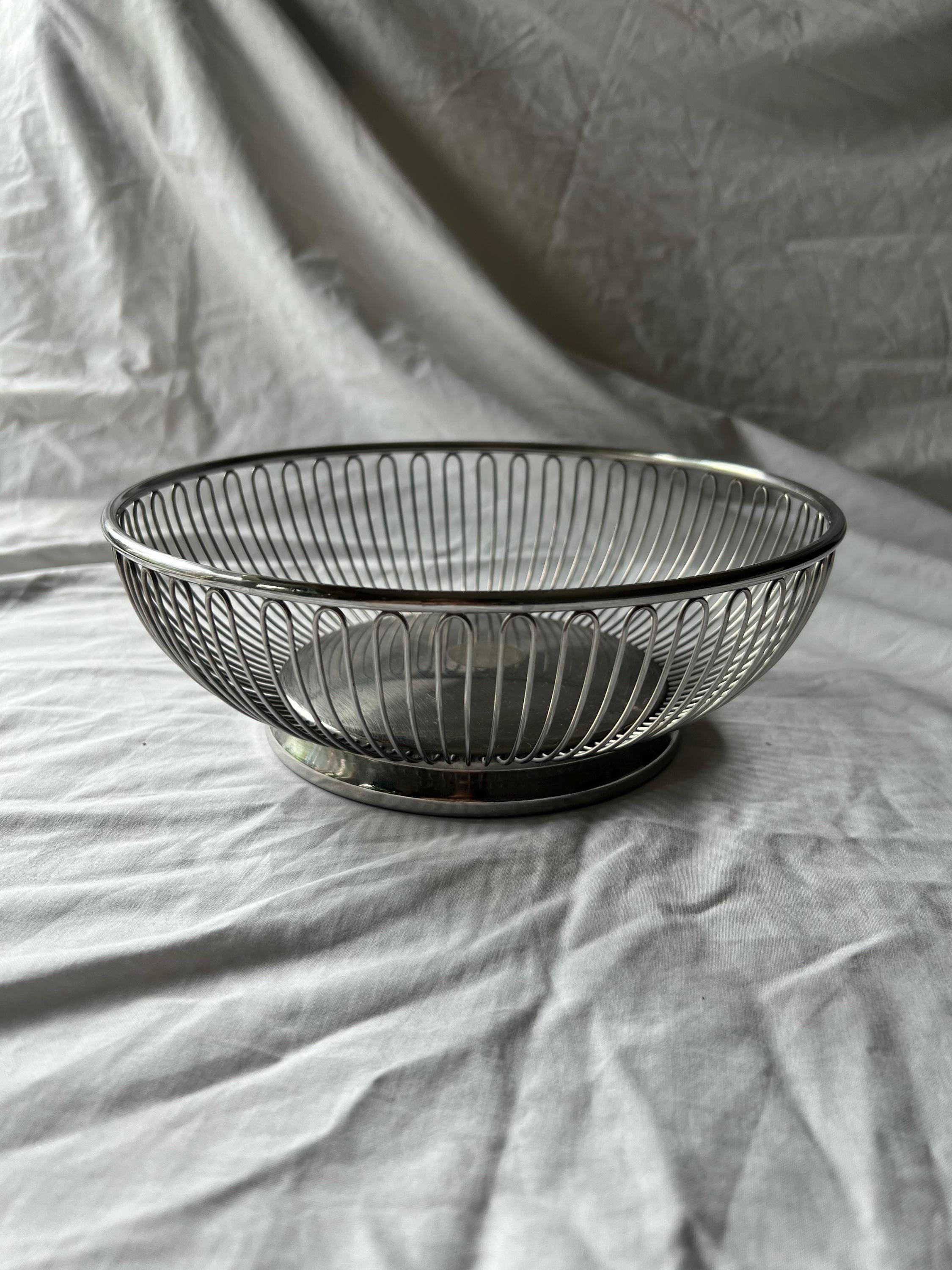 ALESSI ステンレススチール ボウル 楽天市場】フルーツバスケット メディテラネオ フルーツボウル