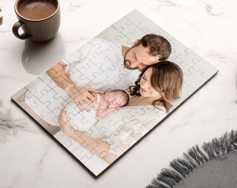 Personalized Puzzle Photo, Photo Puzzle, Puzzle Picture, Housewarming Gift, Home Decor, Mom Gift, Wedding Gift, Birthday Gift, Jigsaw Puzzle