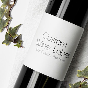 Personalized Wine Bottle Labels, Custom Wine Label, Wine Bottle Labels, Liquor Label Custom, Personalized Label, Customized Gift, Wine Label