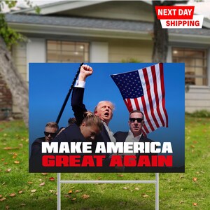 Make America Great Again Yard Sign, Ultra Maga, Trump Sign, Election Yard Sign, Republican Sign, Metal Yard Sign, Donald Trump, Vote 2024