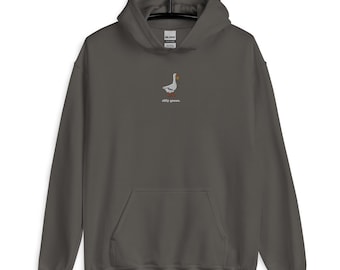 Silly Goose - Embroidered Hoodie