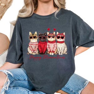 Valentine Cat Shirt, Heart Love Cat Shirt, Trendy Valentines, Cat Lover Shirt,Cupid Cat Shirt, Cute Cat Shirt,Cat lover gifts,Cat mom shirts