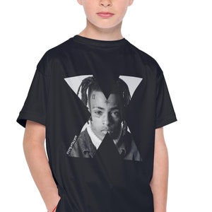 Camiseta juvenil XX.XTentacion, mercancía de rapero, regalo para fans, camiseta infantil, póster para fans