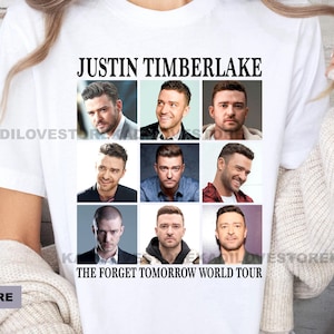 Justin Timberlake tour print poster Justin Timberlake shirt Timberlake Concert Timberlake fan Justin merch JT forget tomorrow world tour