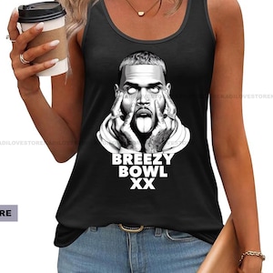 Chris Brown breezy tank top print Chris Brown breezy bowl world Tour shirt Chris Brown t-shirt Chris Brown fan merch concert Unisex fan
